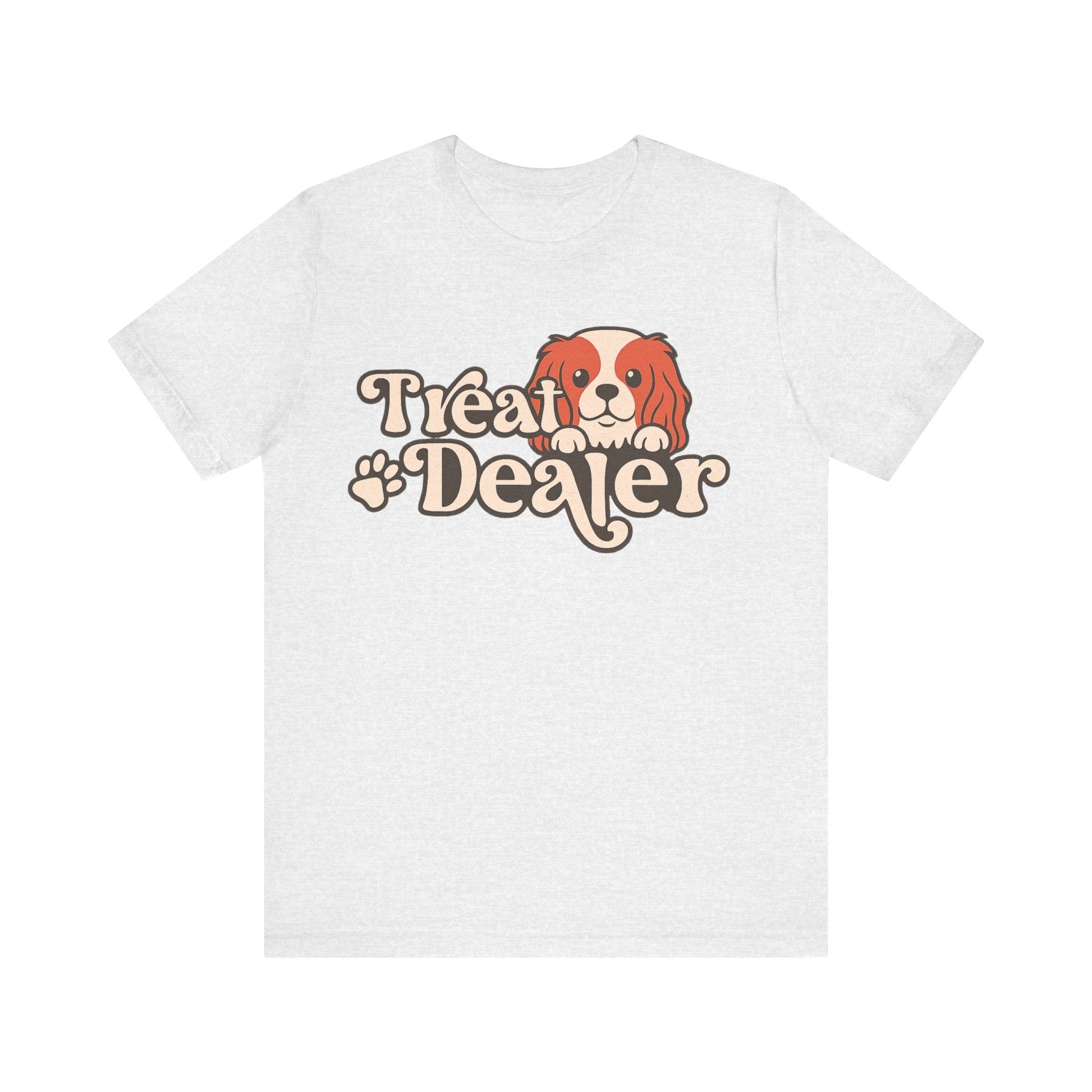 Printify T-Shirt Blenheim Cavalier King Charles Treat Dealer TShirt