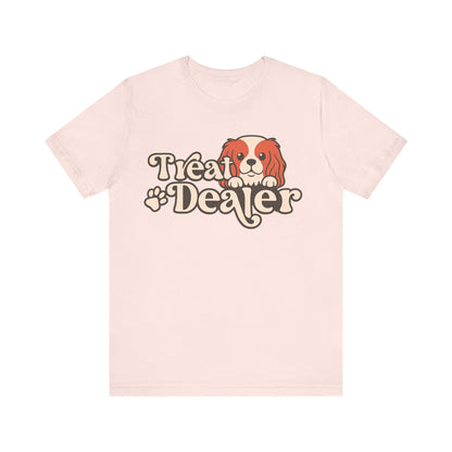 Printify T-Shirt Blenheim Cavalier King Charles Treat Dealer TShirt