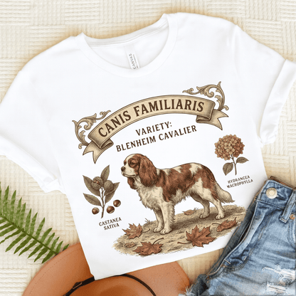 Personalized Cavalier Latin Nature Unisex TShirt White