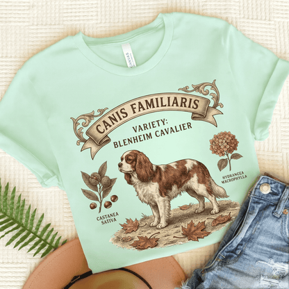 Personalized Cavalier Latin Nature Unisex TShirt Heather Mint