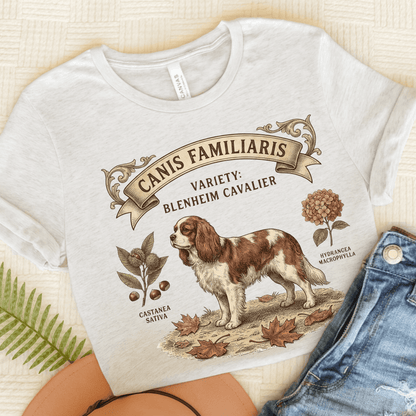 Personalized Cavalier Latin Nature Unisex TShirt Ash