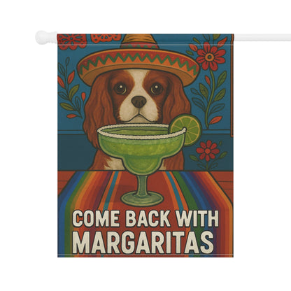 Blenheim Cavalier Margaritas Garden Flag