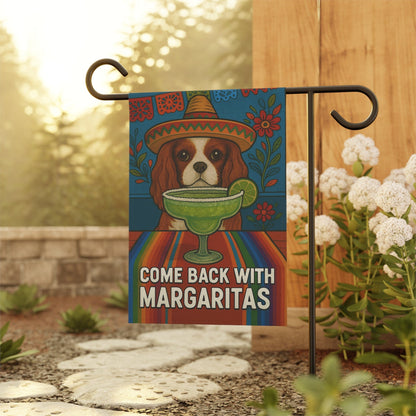 Blenheim Cavalier Margaritas Garden Flag