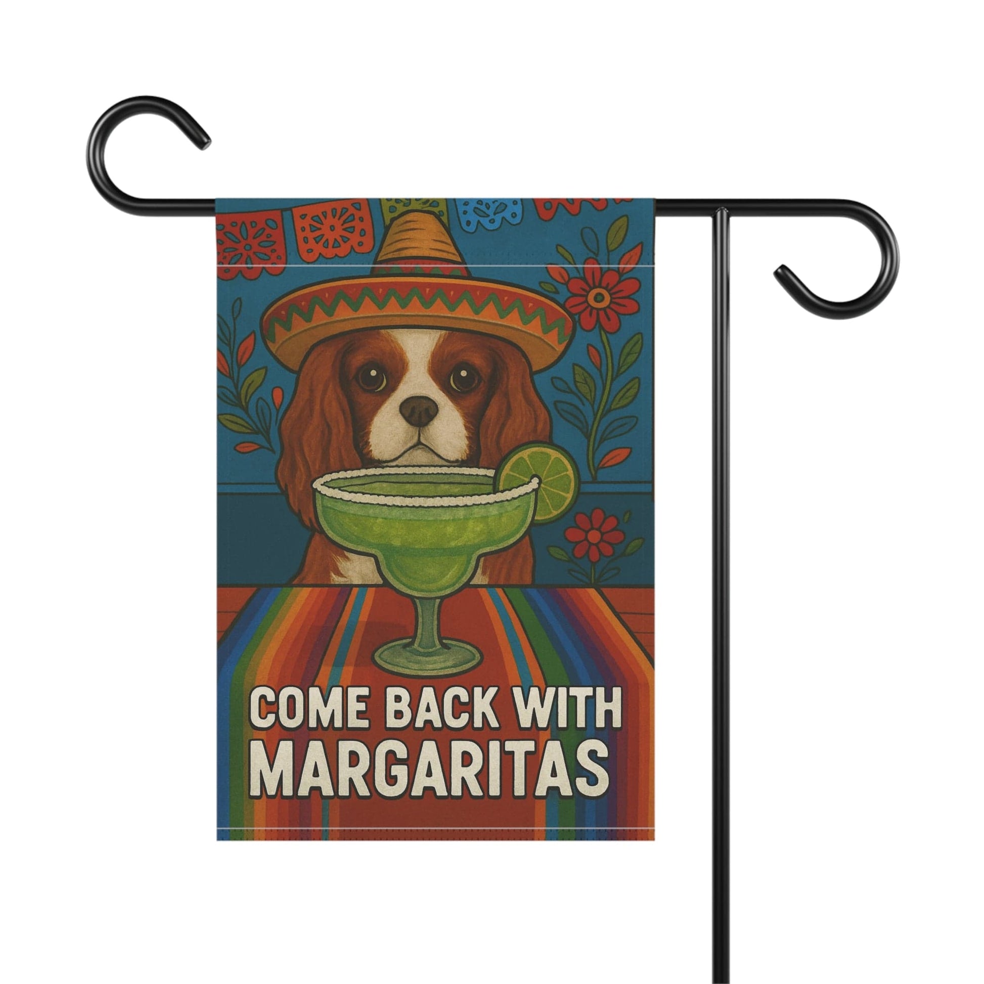 Blenheim Cavalier Margaritas Garden Flag
