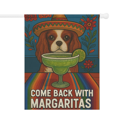 Blenheim Cavalier Margaritas Garden Flag