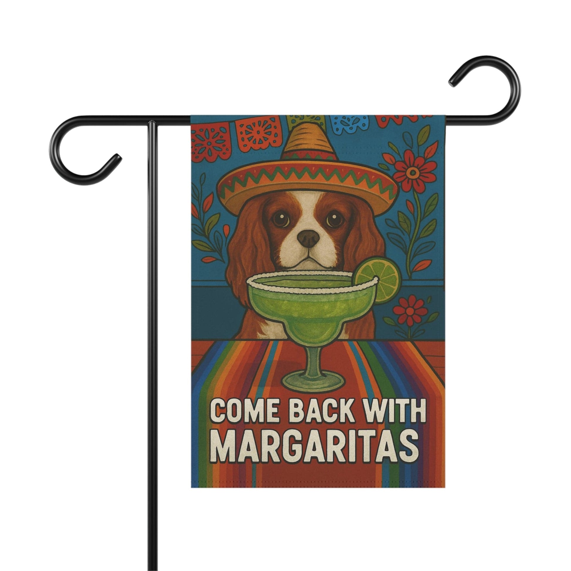 Blenheim Cavalier Margaritas Garden Flag