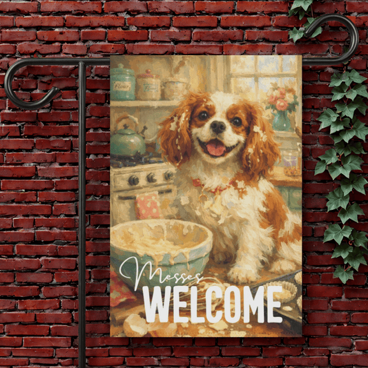 Personalized Cavalier Baking Garden Flag 12'' × 18''