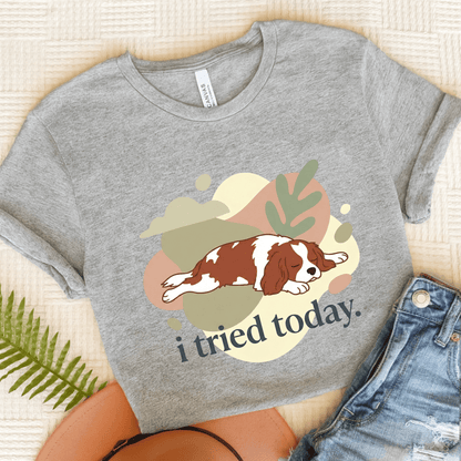 Personalized Cavalier Tried Today Unisex TShirt Athletic Heather