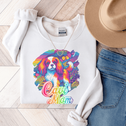 Blenheim Cavalier Neon Sweatshirt White