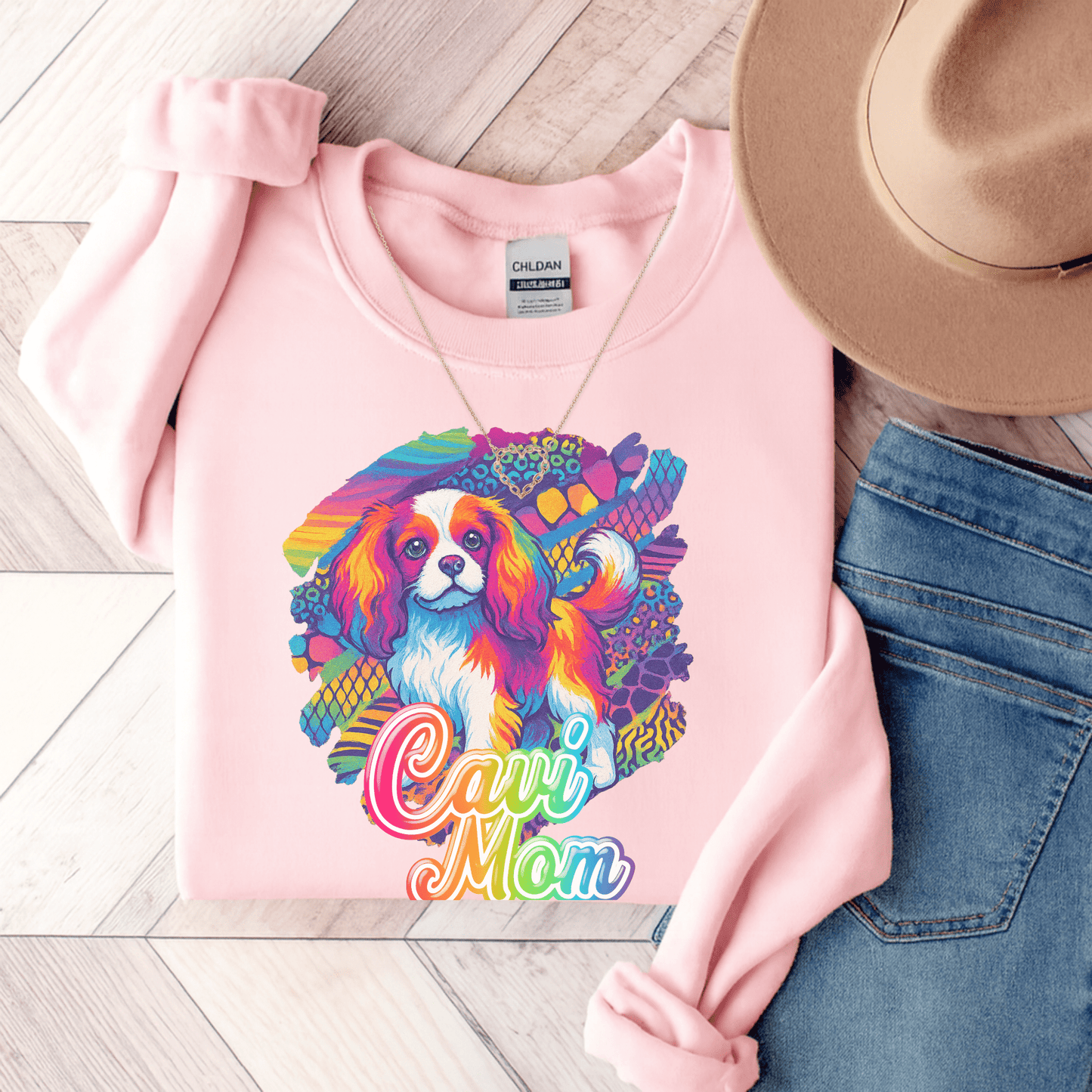 Blenheim Cavalier Neon Sweatshirt Light Pink