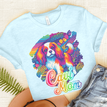 Blenheim Cavalier Neon Tshirt Heather Ice Blue