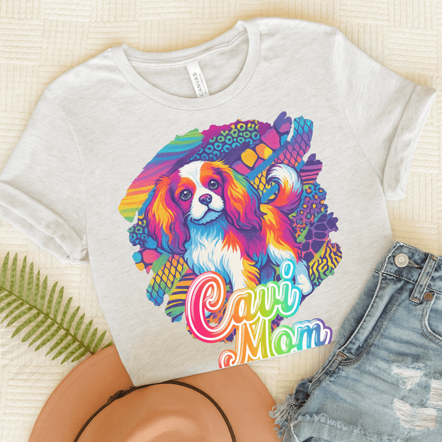 Blenheim Cavalier Neon Tshirt Ash