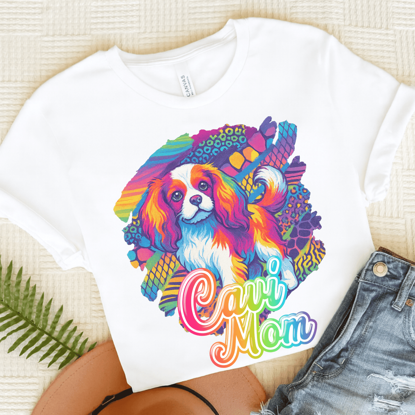 Blenheim Cavalier Neon Tshirt White