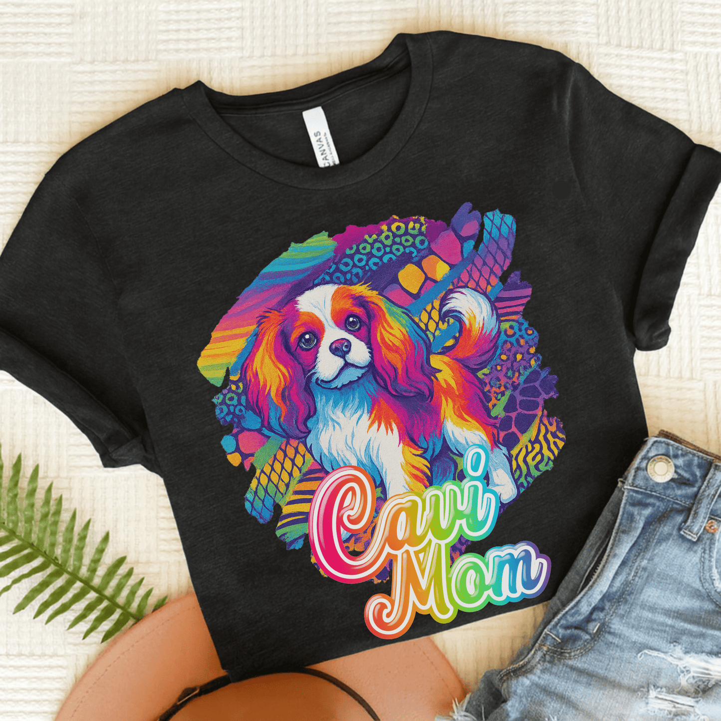 Blenheim Cavalier Neon Tshirt Black Heather