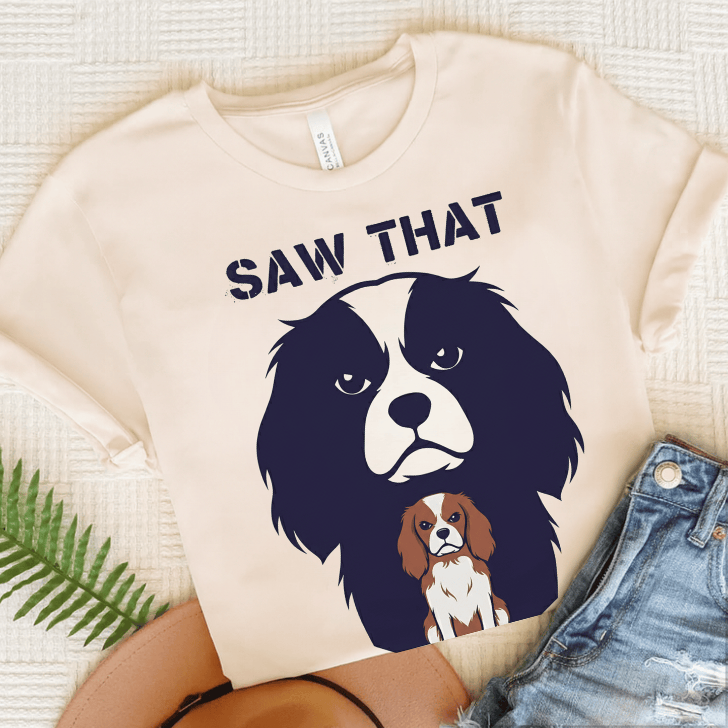 Personalized Cavalier Noir Saw That Unisex Tshirt Natural
