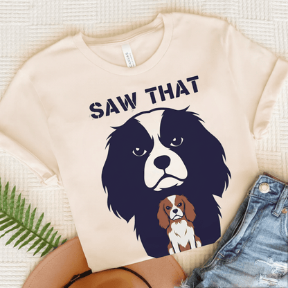 Personalized Cavalier Noir Saw That Unisex Tshirt Natural