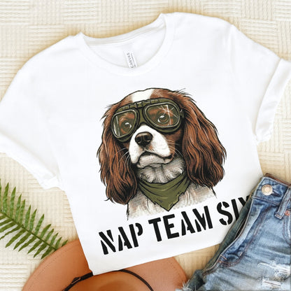 Personalized Cavalier Pajama Unisex Tshirt White