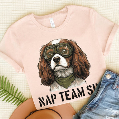 Personalized Cavalier Pajama Unisex Tshirt Soft Pink