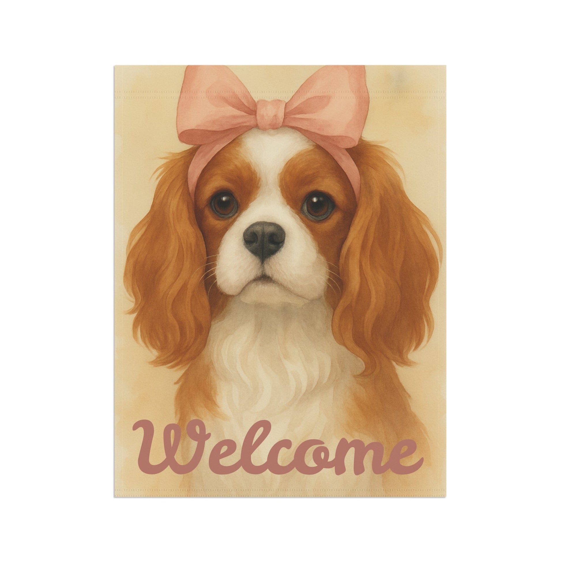 Blenheim Cavalier Pink Coquette Garden Flag