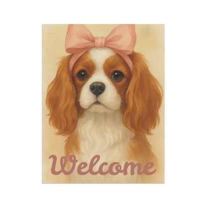 Blenheim Cavalier Pink Coquette Garden Flag