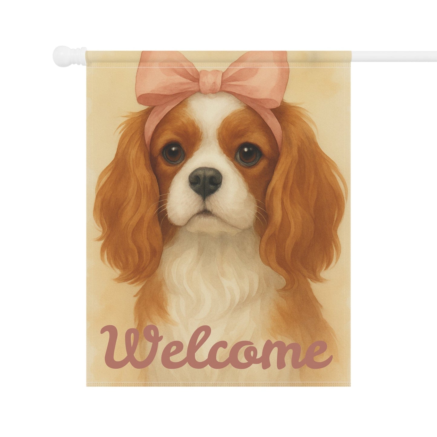 Blenheim Cavalier Pink Coquette Garden Flag