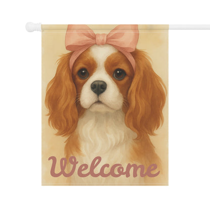 Blenheim Cavalier Pink Coquette Garden Flag
