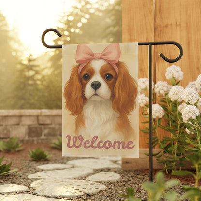 Blenheim Cavalier Pink Coquette Garden Flag