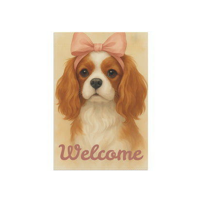 Blenheim Cavalier Pink Coquette Garden Flag