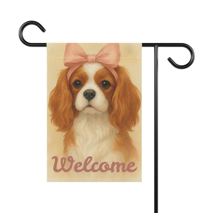 Blenheim Cavalier Pink Coquette Garden Flag