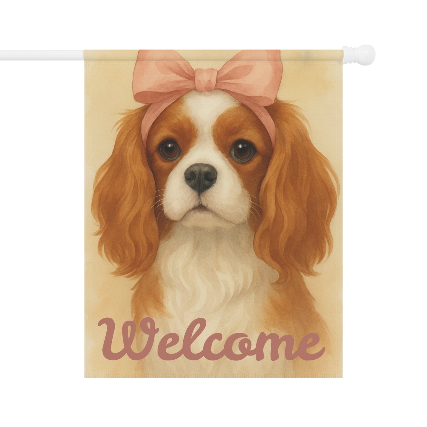 Blenheim Cavalier Pink Coquette Garden Flag