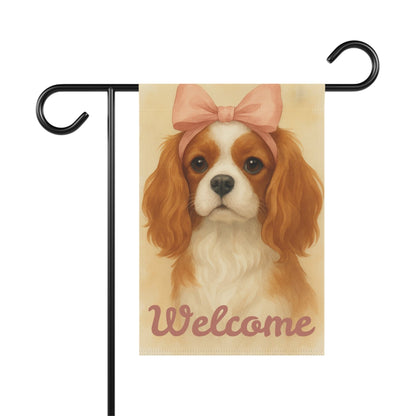 Blenheim Cavalier Pink Coquette Garden Flag