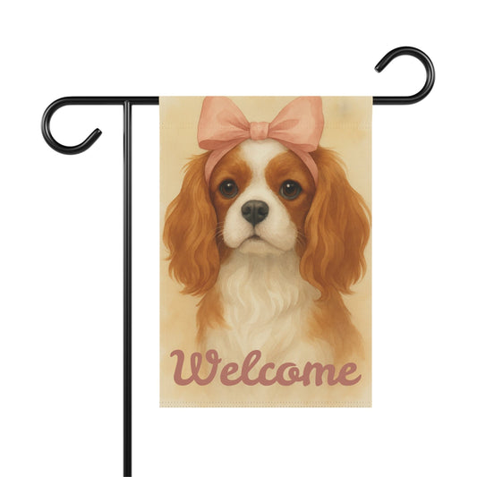Blenheim Cavalier Pink Coquette Garden Flag