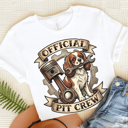 Personalized Cavalier Racing Unisex Tshirt White