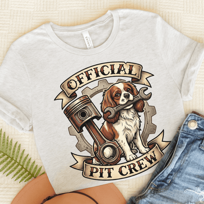 Personalized Cavalier Racing Unisex Tshirt Ash