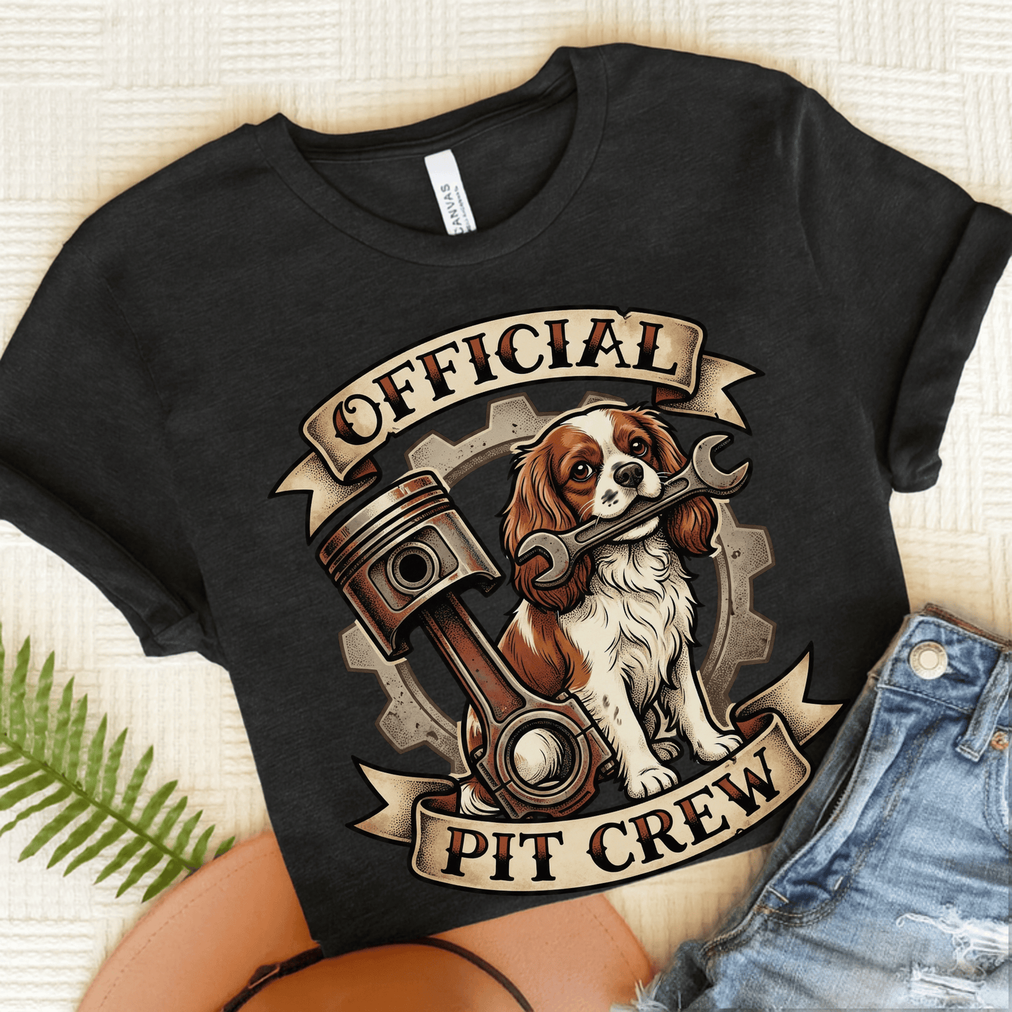 Personalized Cavalier Racing Unisex Tshirt Dark Grey Heather