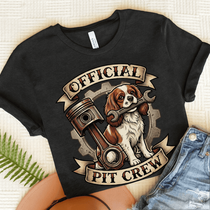Personalized Cavalier Racing Unisex Tshirt Dark Grey Heather