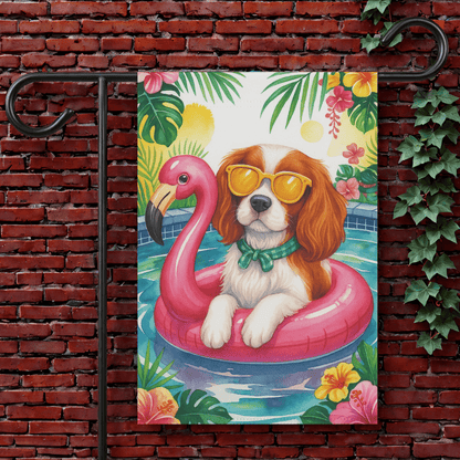 Blenheim Cavalier Pool Garden Flag 12'' × 18''