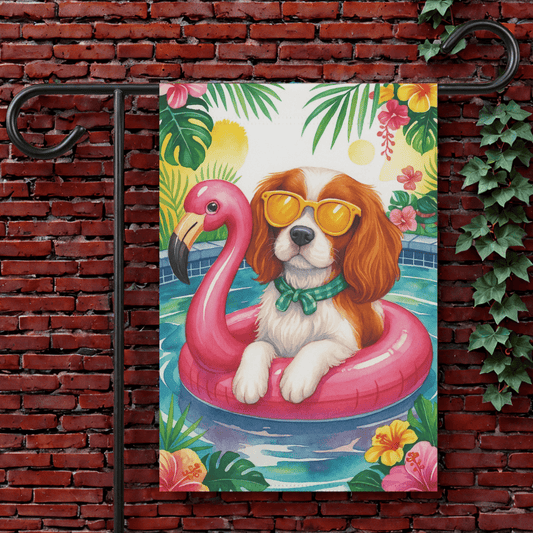 Blenheim Cavalier Pool Garden Flag 12'' × 18''