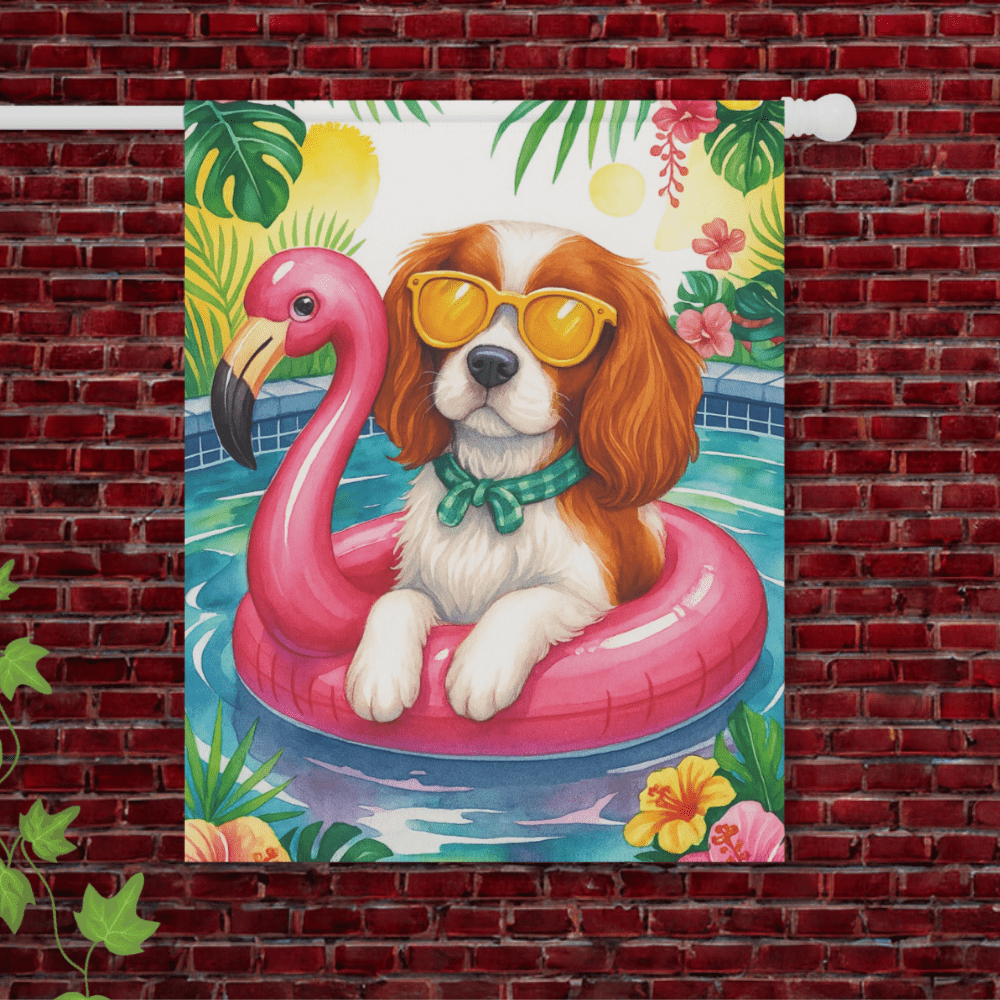 Blenheim Cavalier Pool Garden Flag 24.5'' × 32''