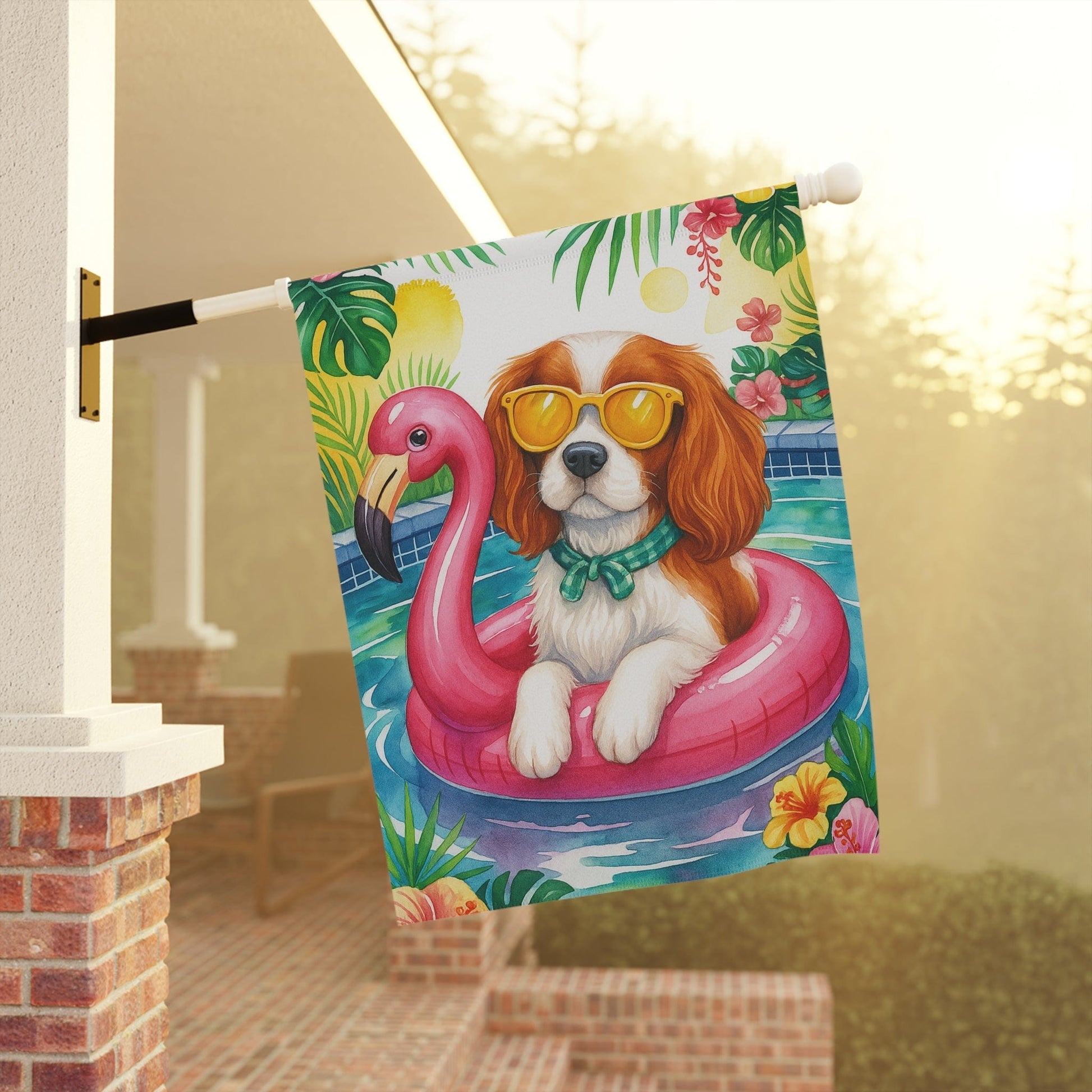 Blenheim Cavalier Pool Garden Flag