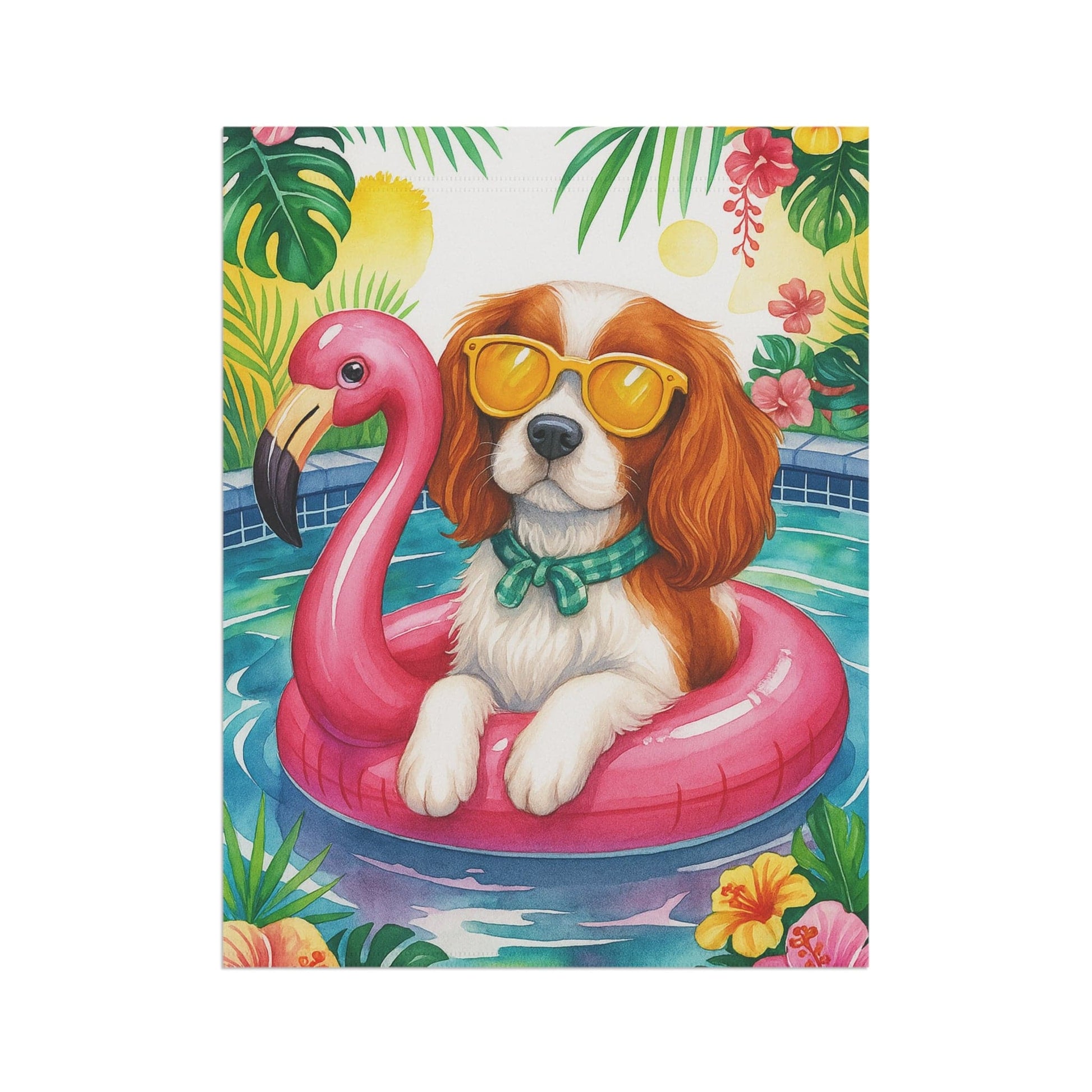 Blenheim Cavalier Pool Garden Flag