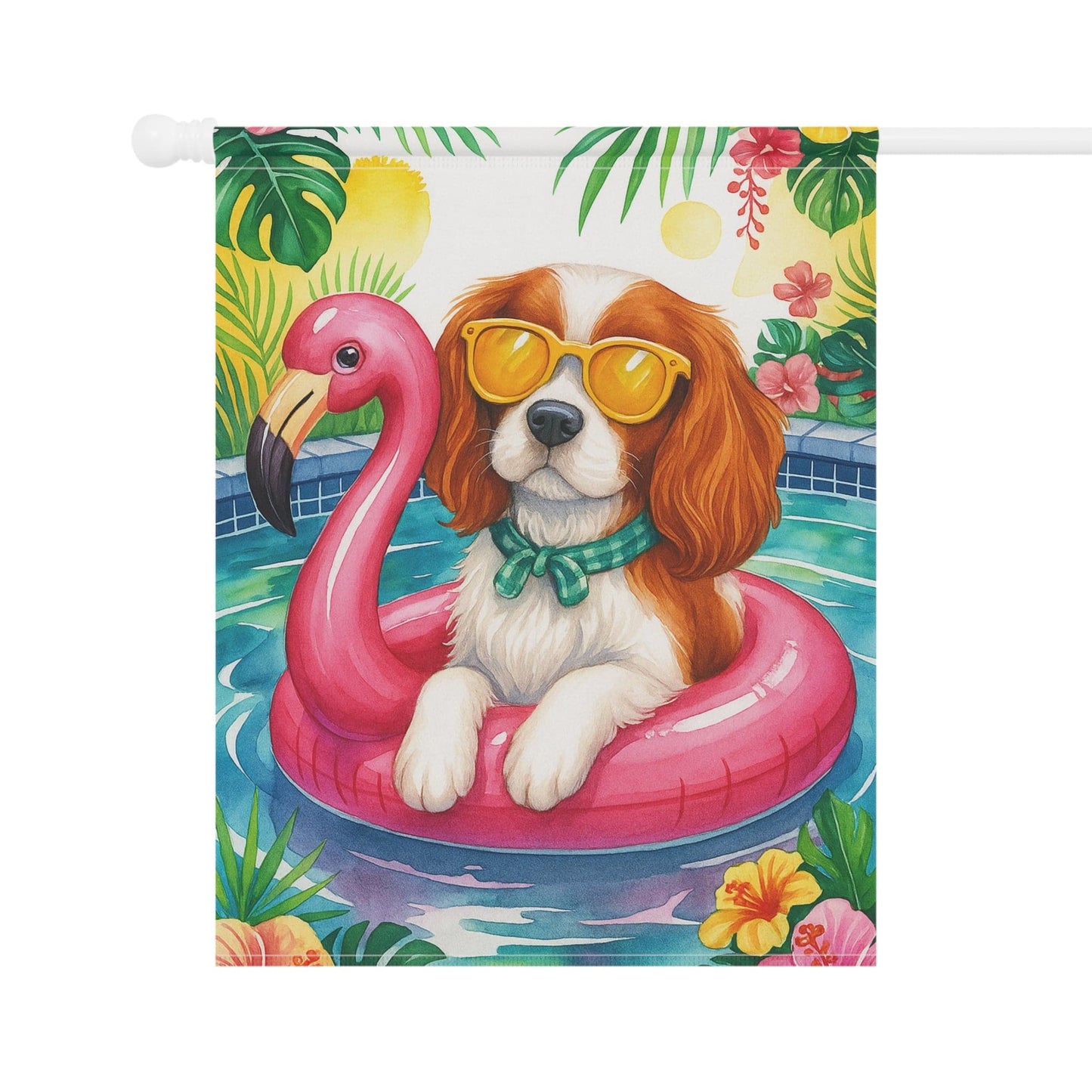 Blenheim Cavalier Pool Garden Flag