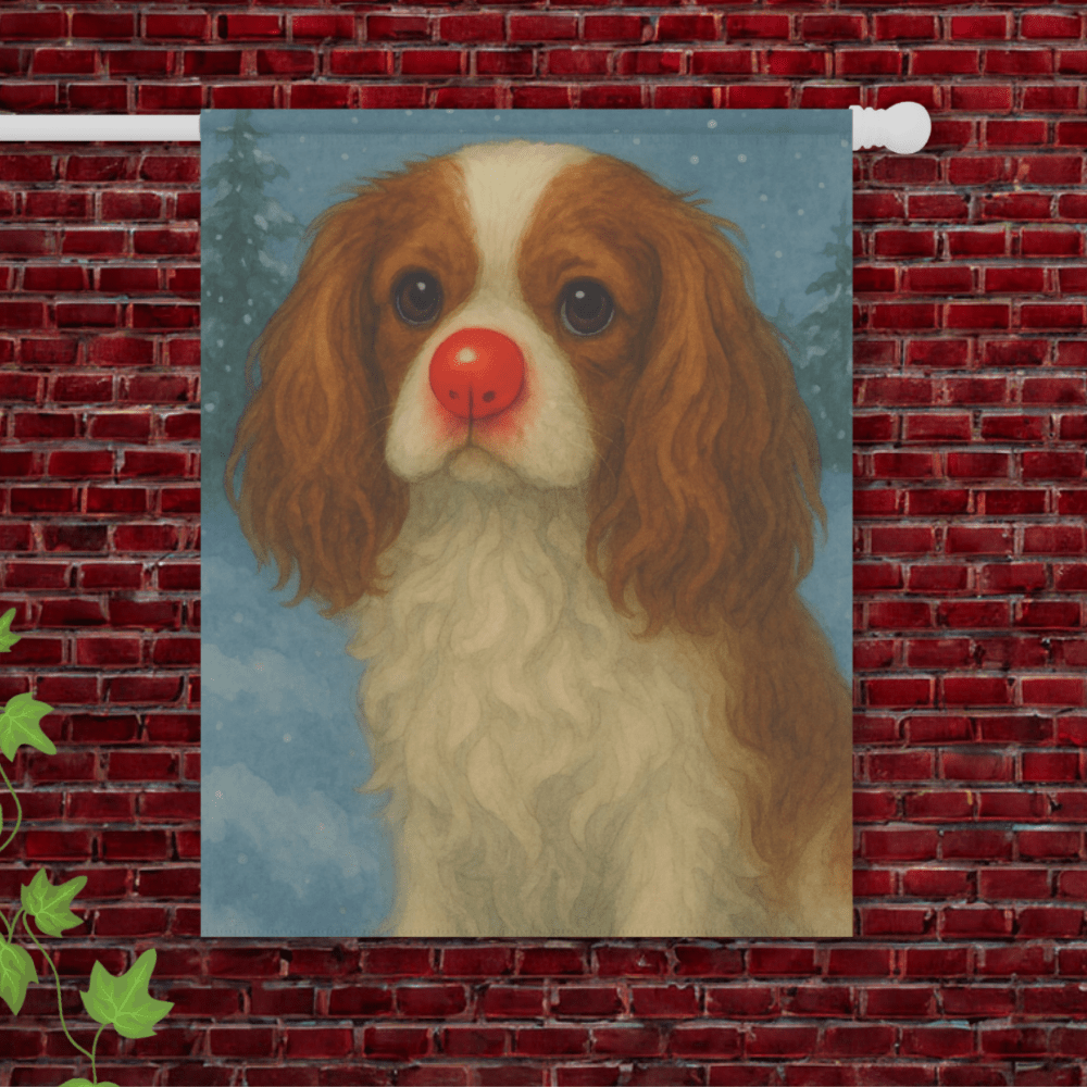 Blenheim Cavalier Reindeer Garden Flag 24.5'' × 32''