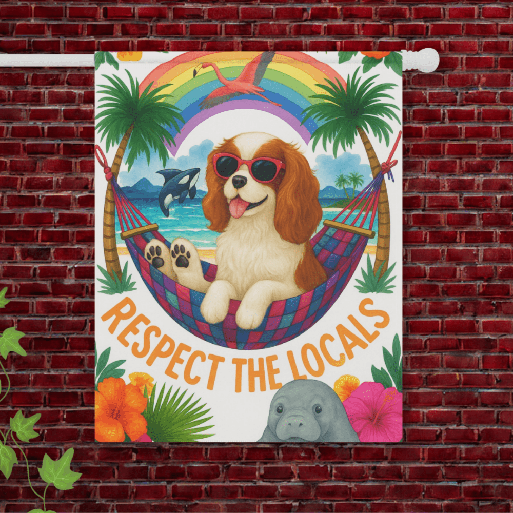 Blenheim Cavalier Respect Garden Flag 24.5'' × 32''