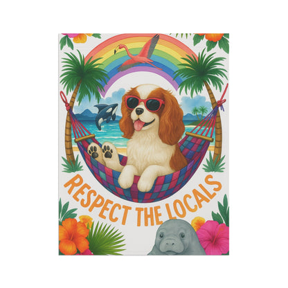 Blenheim Cavalier Respect Garden Flag