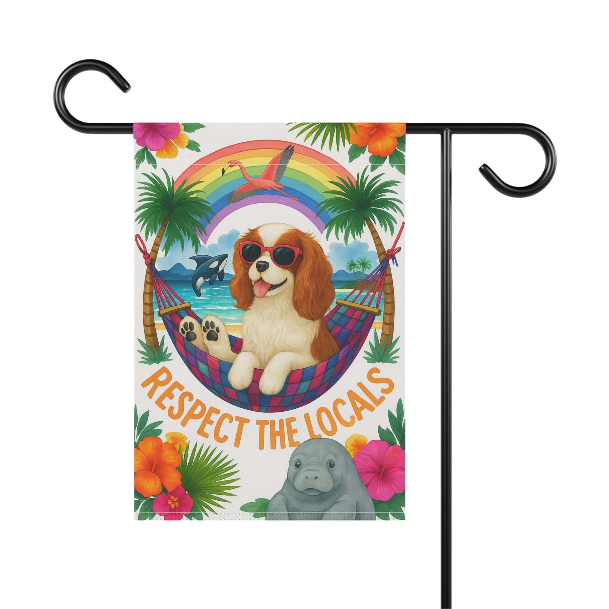 Blenheim Cavalier Respect Garden Flag