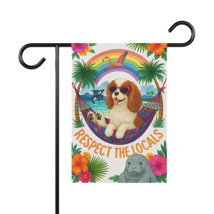 Blenheim Cavalier Respect Garden Flag