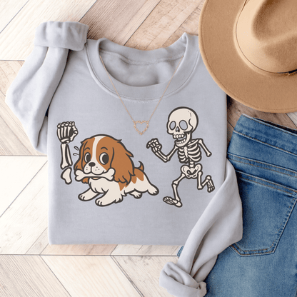 Blenheim Cavalier Robber Sweatshirt Ash
