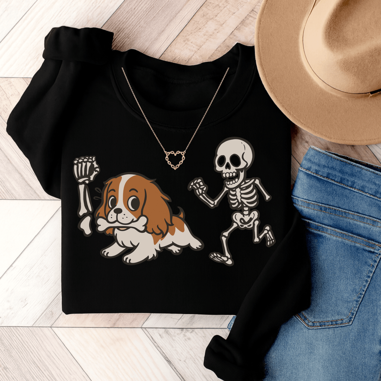 Blenheim Cavalier Robber Sweatshirt Black
