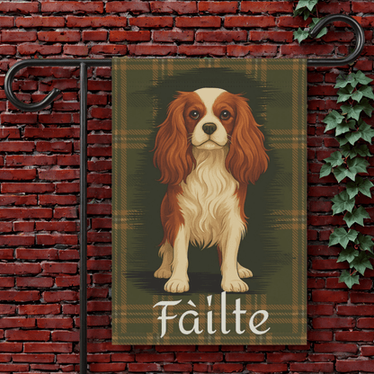 Blenheim Cavalier Scottish Welcome Garden Flag 12'' × 18''